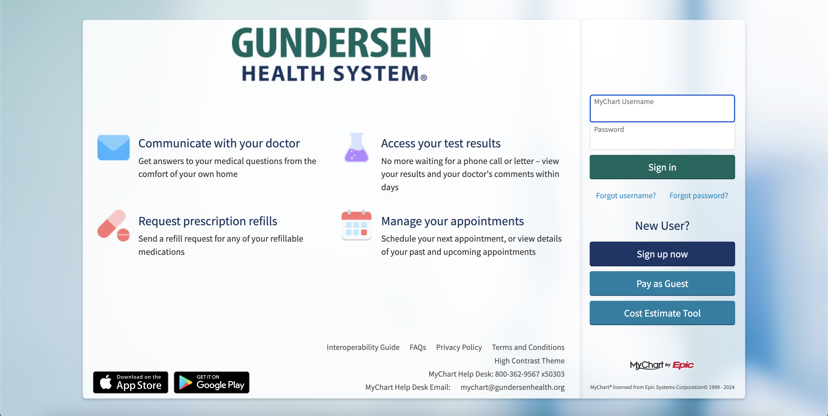 Gundersen-MyChart