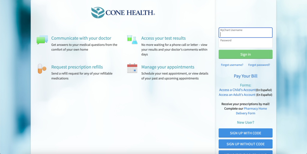 MyChart-Cone-Health