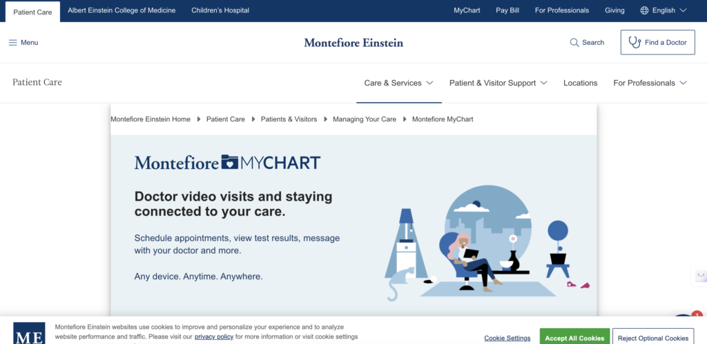 MyChart-Montefiore