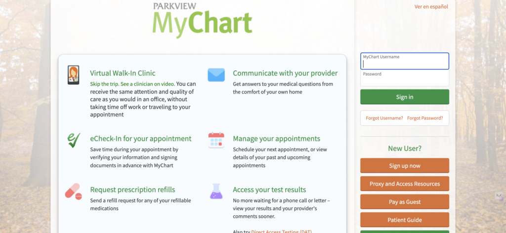 Parkview-MyChart