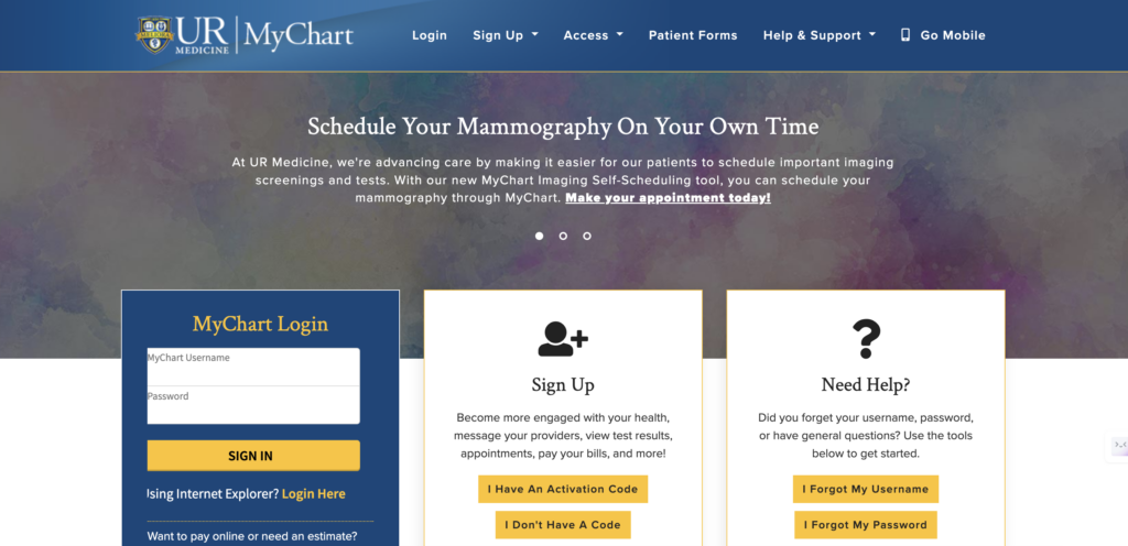 URMC-MyChart