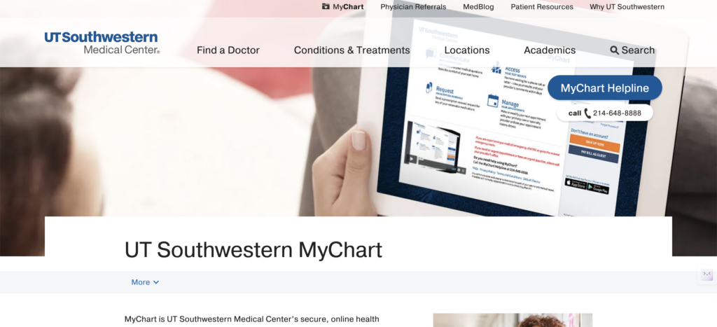 UTSW-MyChart