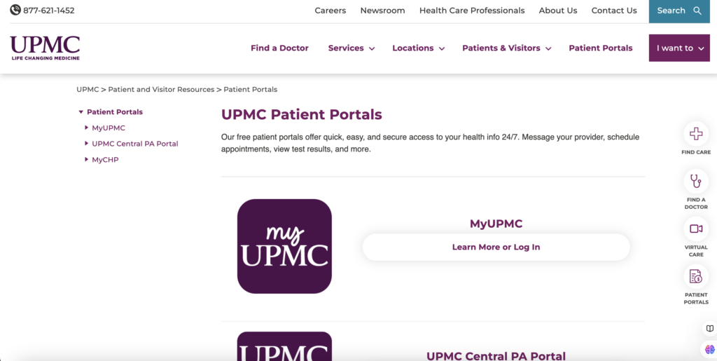 upmc patient portal